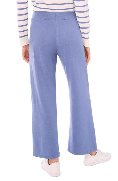 Vince Camuto High Waist Knit Sweatpants In Blue