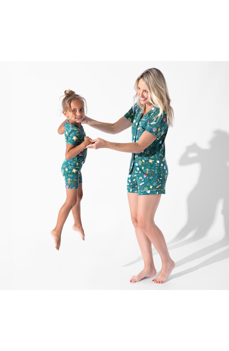 Bellabu Bear Mandrakes Potions & Herbs Kids 2-Piece Short Sleeve & Shorts Pajama Set, Alternate, color, Mandrakes Potions & Herbs