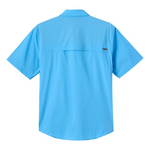 Mountain Khakis Rivers Short Sleeve Woven Shirt In Atlantic