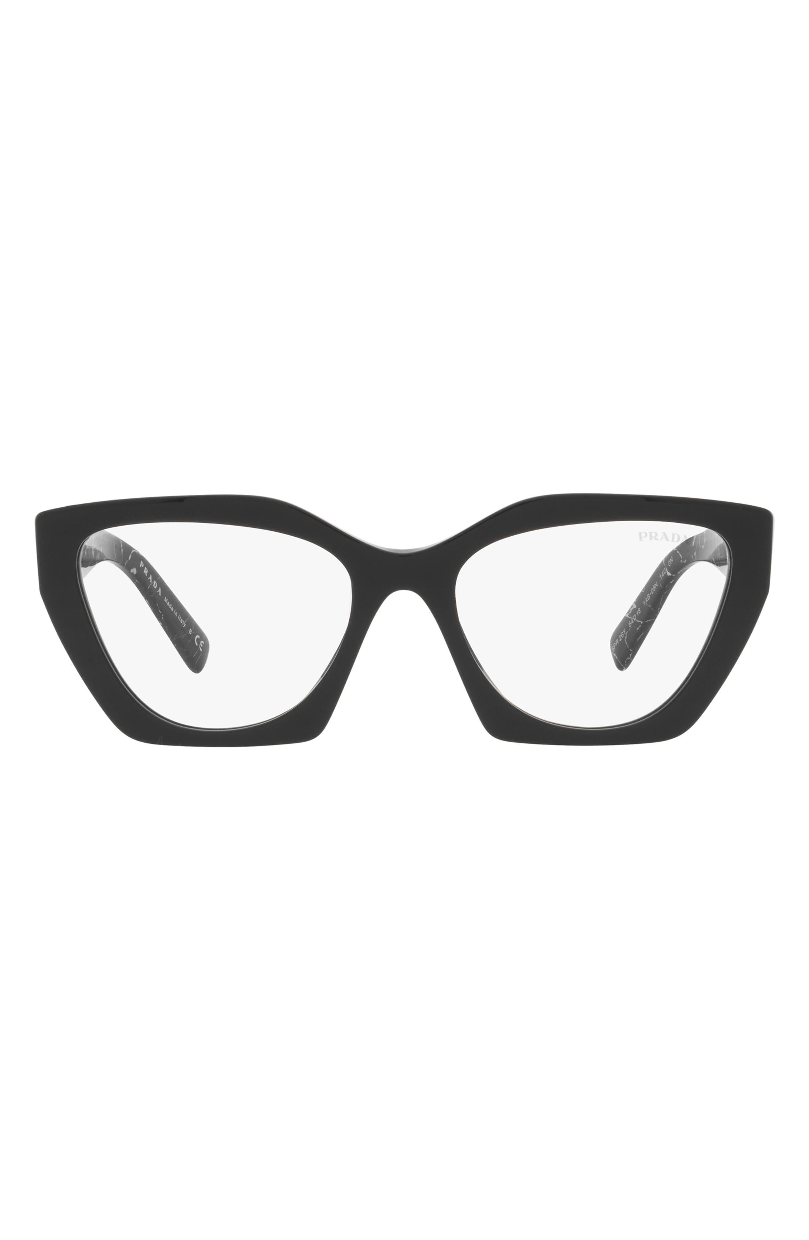Prada 55mm Polarized Irregular Rectangular Sunglasses (Women ...