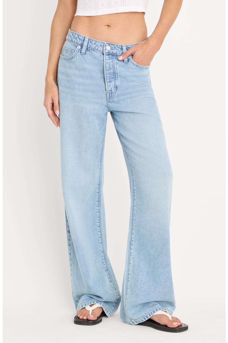 Weightless Wide Leg Jeans, Alternate, color, INDIGO1250
