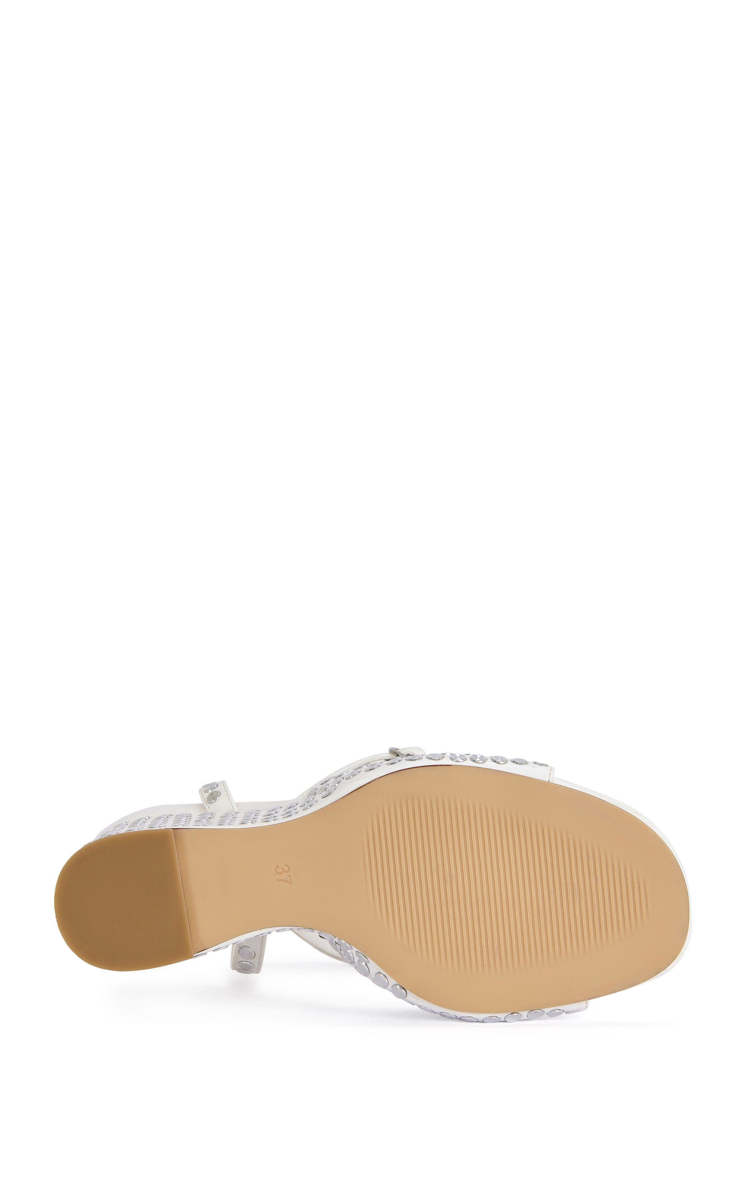 AZALEA WANG Matteus Wedge Sandal, Alternate, color, White