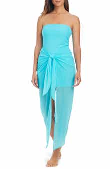 BLEU by Rod Beattie Wrap Cover-Up Dress