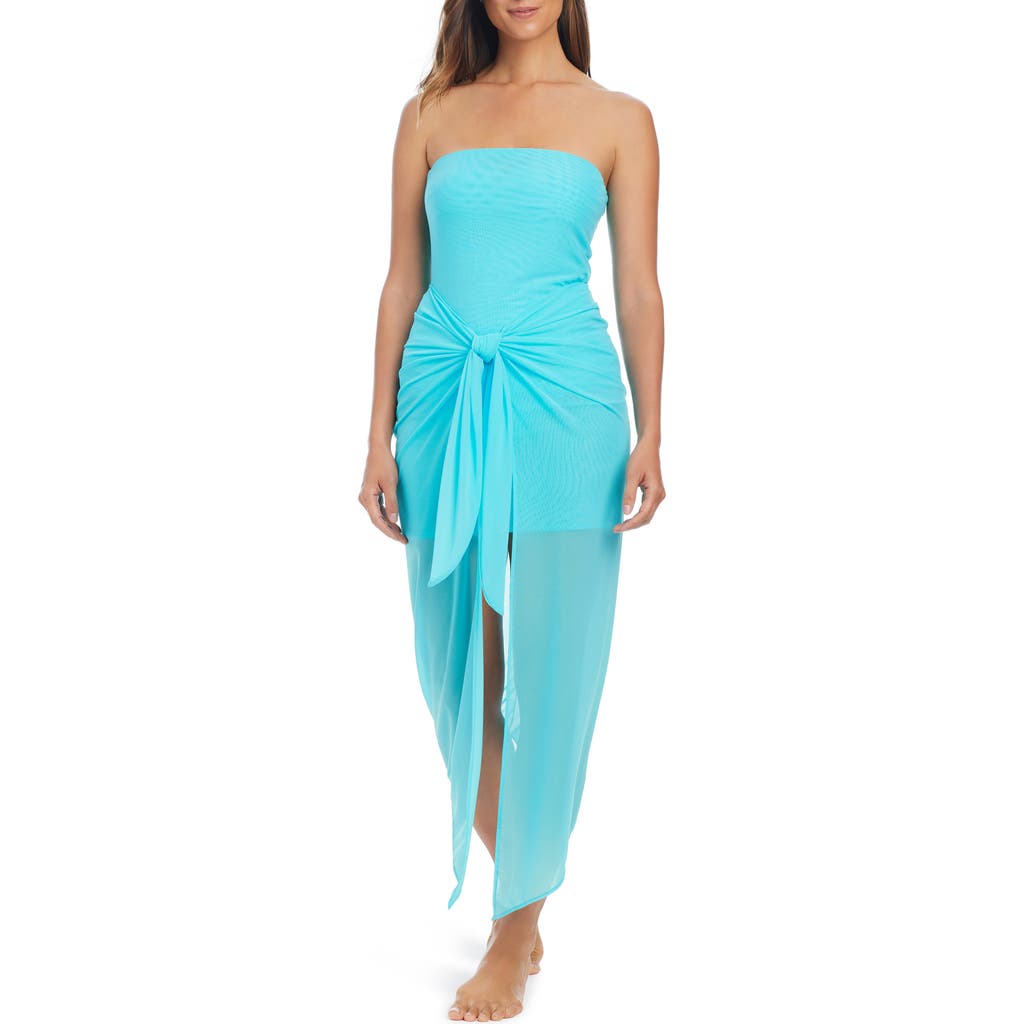 Bleu Rod Beattie Bleu By Rod Beattie Wrap Cover-up Dress