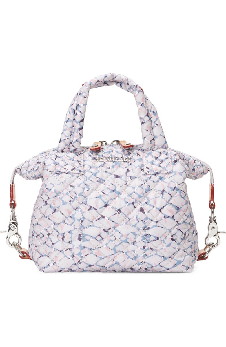 MZ Wallace Micro Sutton Quilted Nylon Top Handle Bag, Main, color,