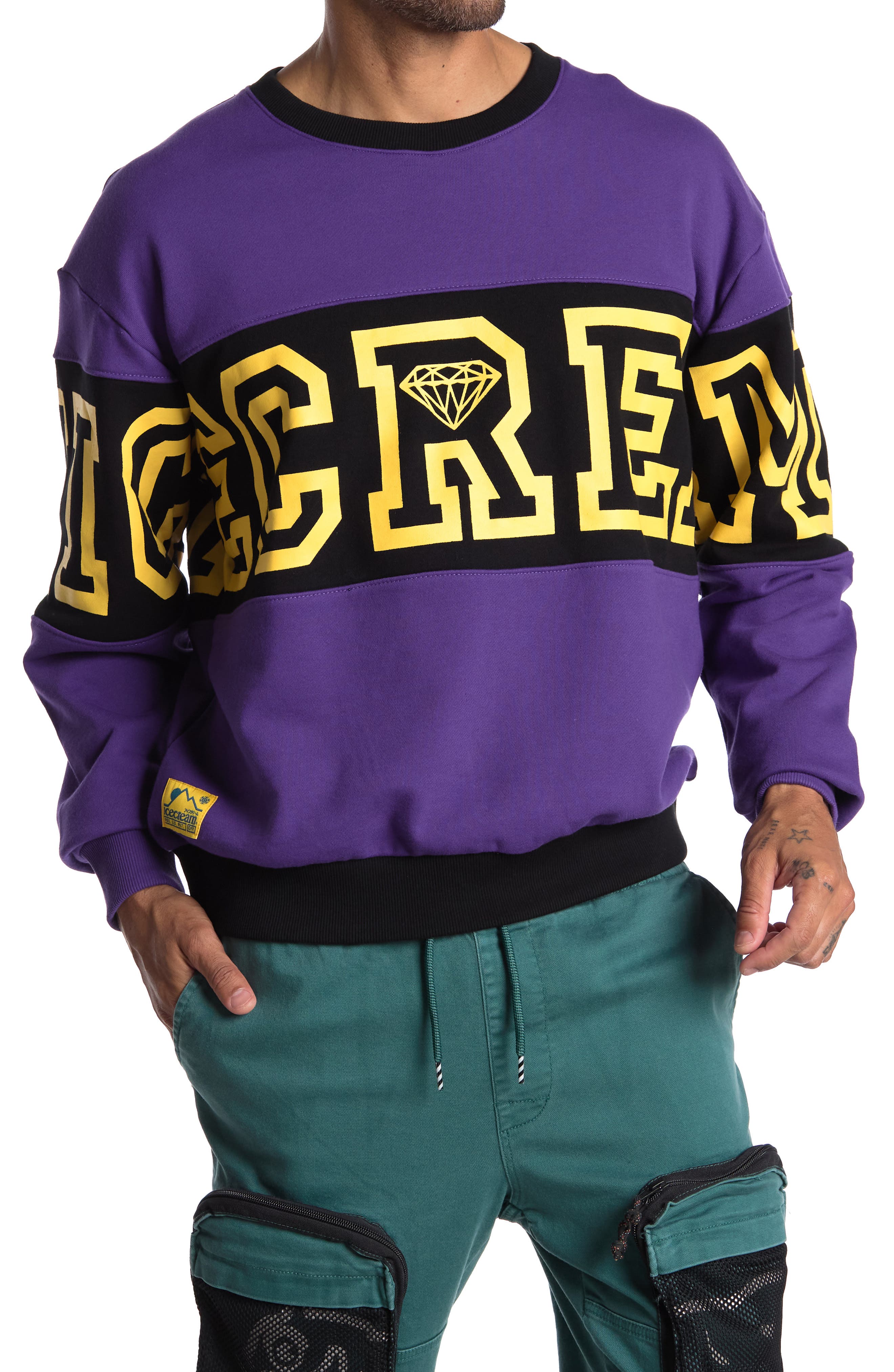 ICECREAM ICE CREAM Loyal Crew Neck Sweatshirt (Men) | Nordstromrack
