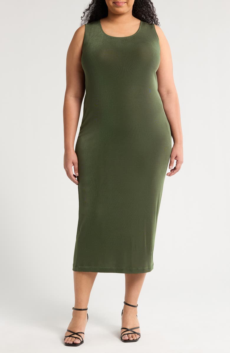 Vikki Vi Sleeveless Stretch Knit Maxi Tank Dress, Main, color, 
