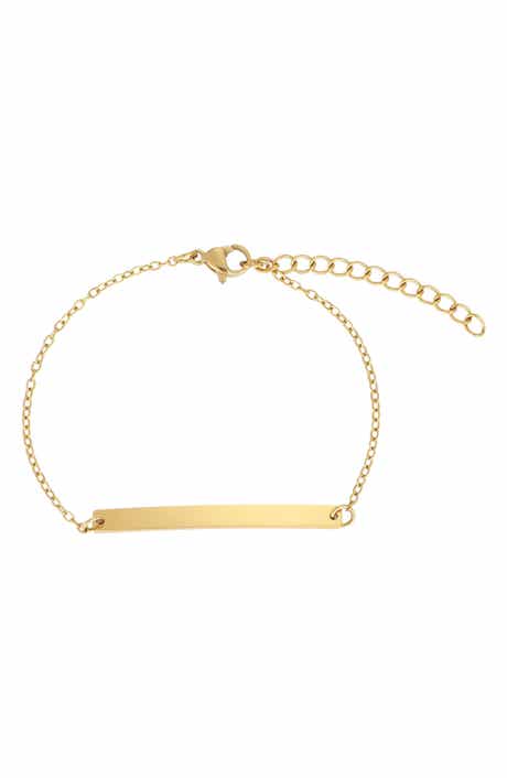 18k Gold Plated Bar Bracelet