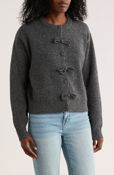 Bow Button Cardigan
