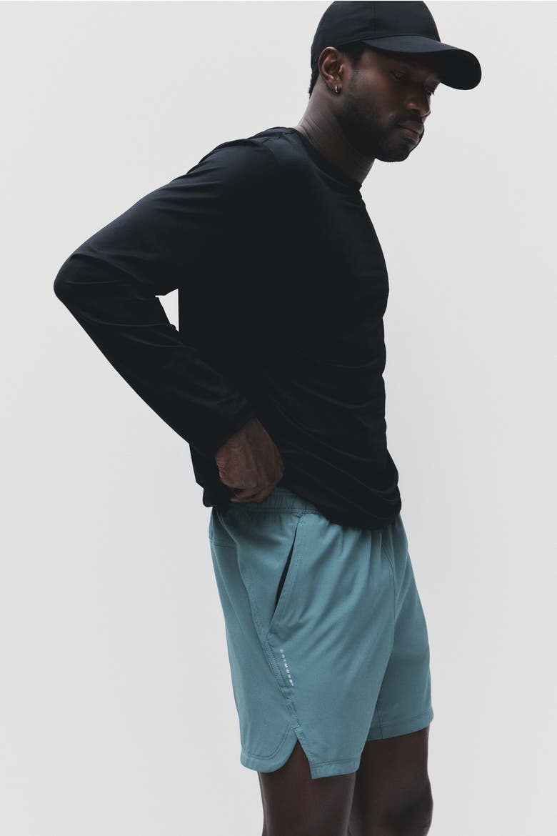 Sports Shorts With Drymove, Main, color, Frosty green