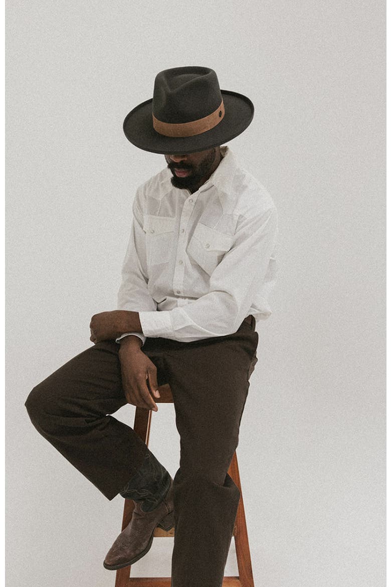 Echo Park Fedora Hat, Alternate, color, Dark Earth