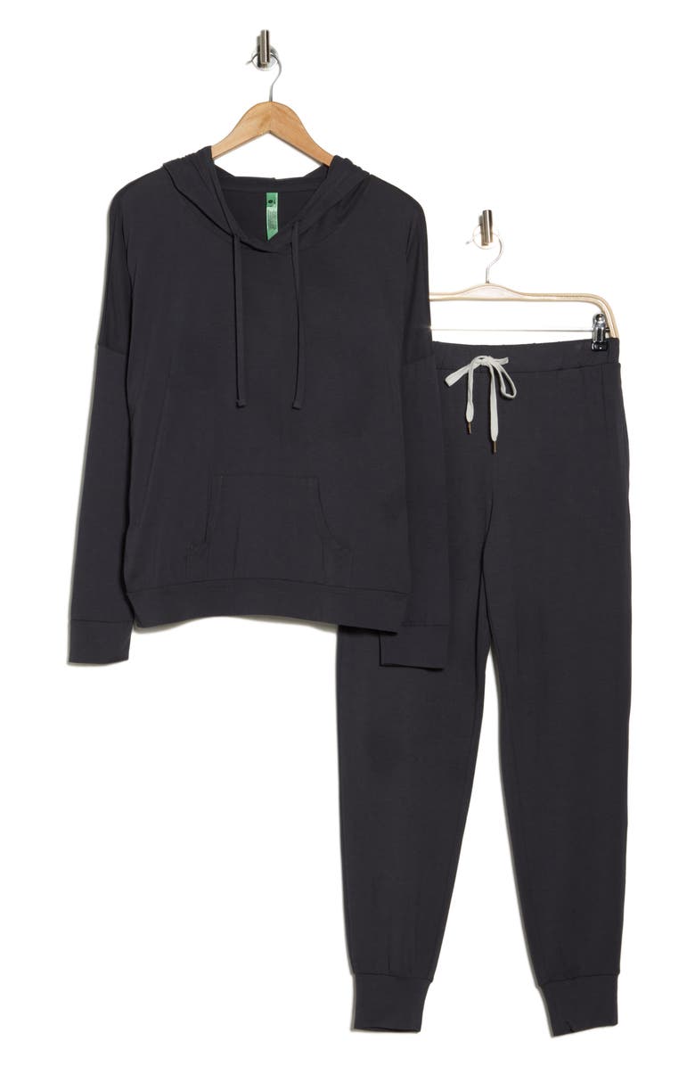 Honeydew Travel Light Hoodie Pajamas, Alternate, color, 