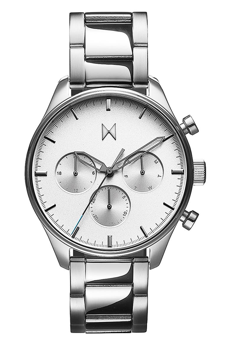 Airhawk Pilot Bracelet Watch, 42mm, Main, color, GREY