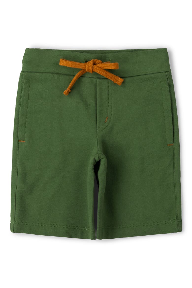 Kids' Solid Organic Cotton Shorts, Main, color, GREEN
