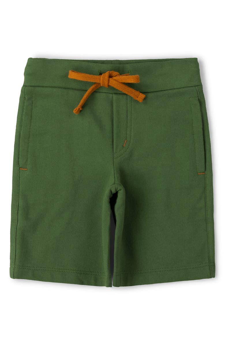 Little Green Radicals Kids' Solid Organic Cotton Shorts, Main, color, Green