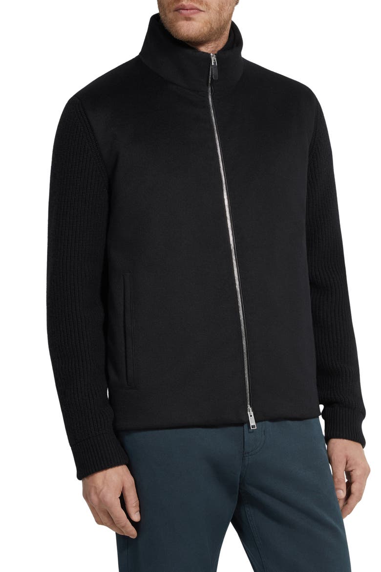 Oasi Cashmere Cardigan, Main, color, BLACK