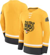 FANATICS Men's Fanatics  Gold Boston Bruins Vintage High Point Long Sleeve T-Shirt