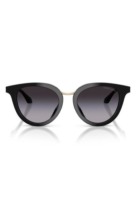 49mm Round Sunglasses