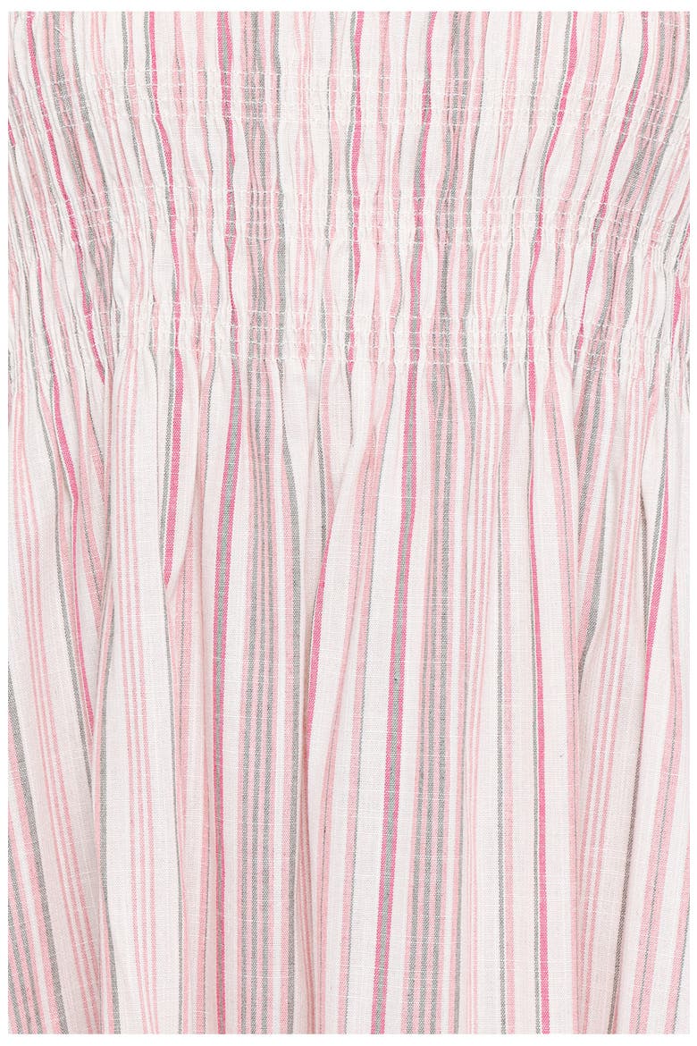 Bindy Stripe Smocked Maxi Dress, Alternate, color, PINK STRIPE