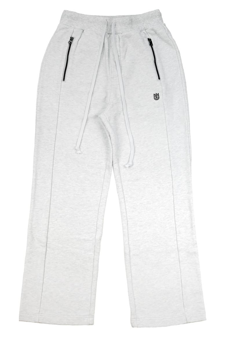 Oversize Cotton Sweatpants, Alternate, color, HEATHER GREY