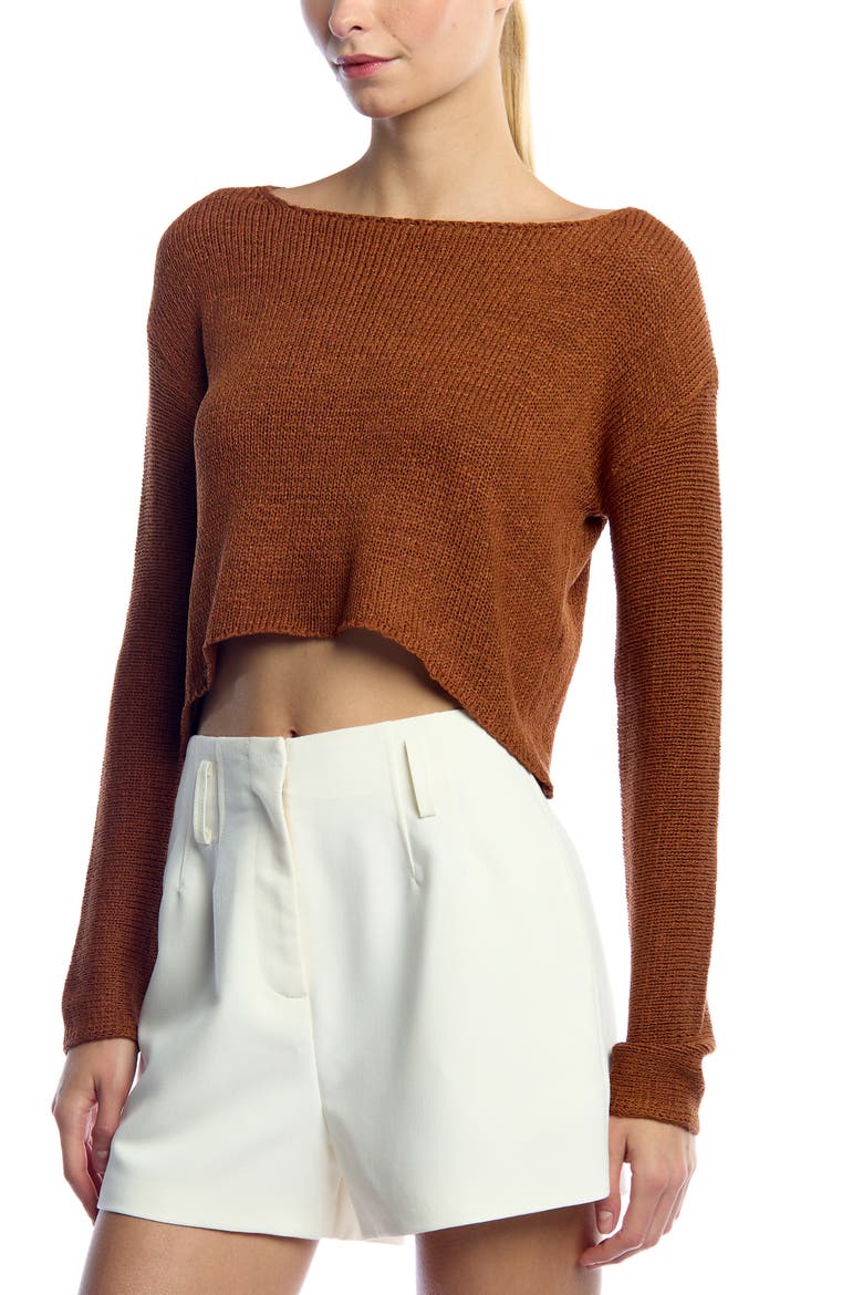 Sawyer Lightweight Sweater, Alternate, color, Terracotta