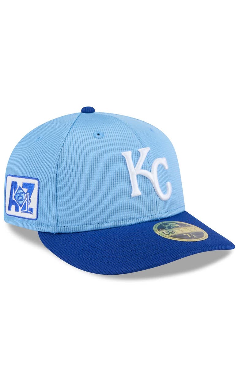 New Era Men's New Era  Light Blue/Royal Kansas City Royals 2025 Spring Training Low Profile 59FIFTY Fitted Hat, Alternate, color, 