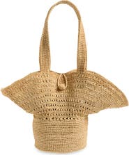 Reformation Sonia Raffia Hat Bag