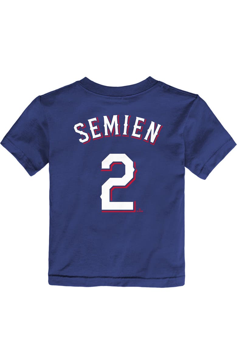 Nike Toddler Nike Marcus Semien Royal Texas Rangers 2023 World Series Champions Name & Number T-Shirt, Alternate, color, 