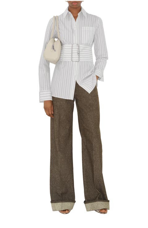 Regular Fit Striped Cotton Shirt