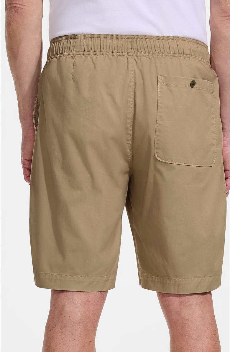 Lands' End 9" Pull On Deck Shorts, Alternate, color, Desert Tan