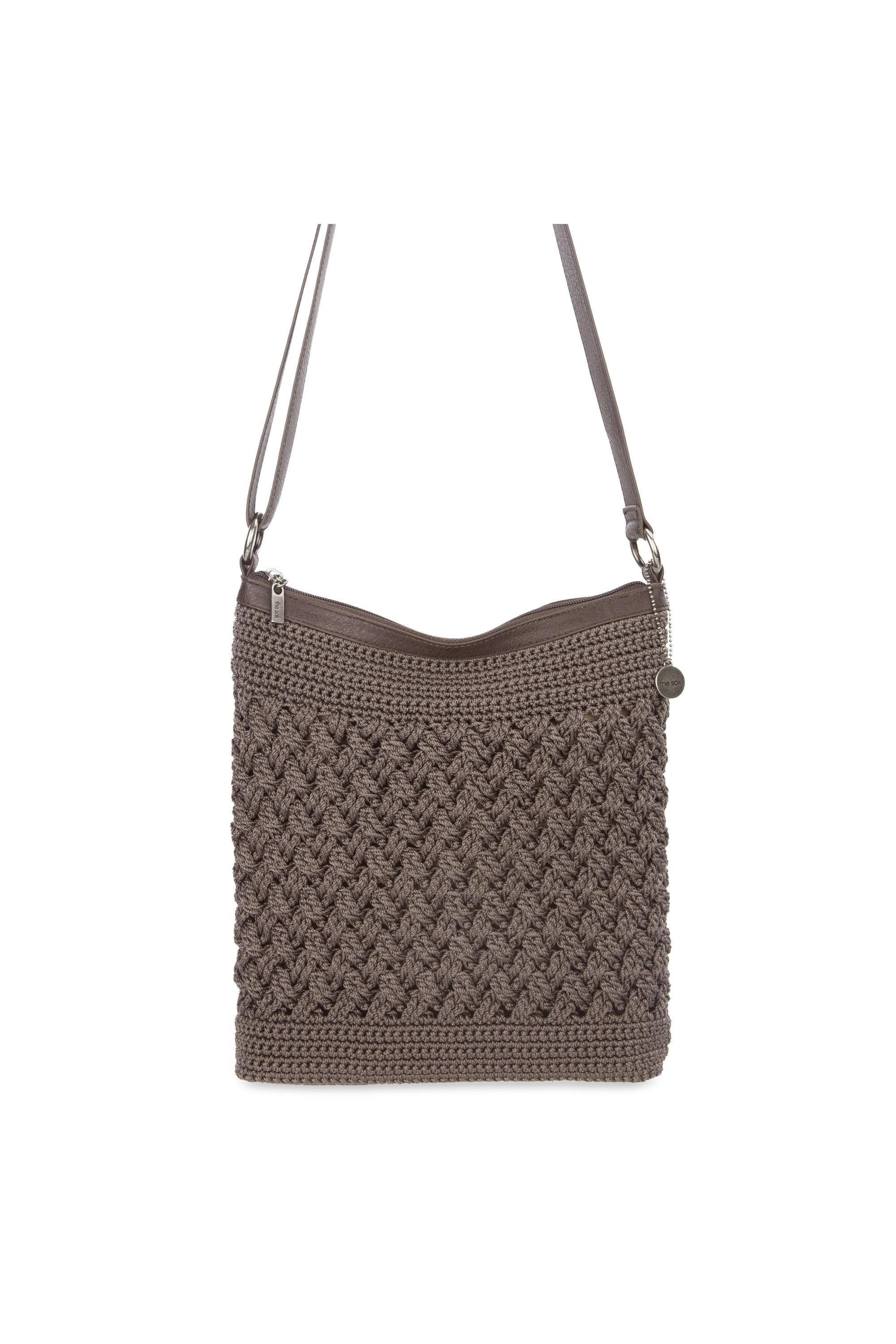 The Sak Lucia Crossbody Hand Crochet Bag, Alternate, color, Mushroom Cozy