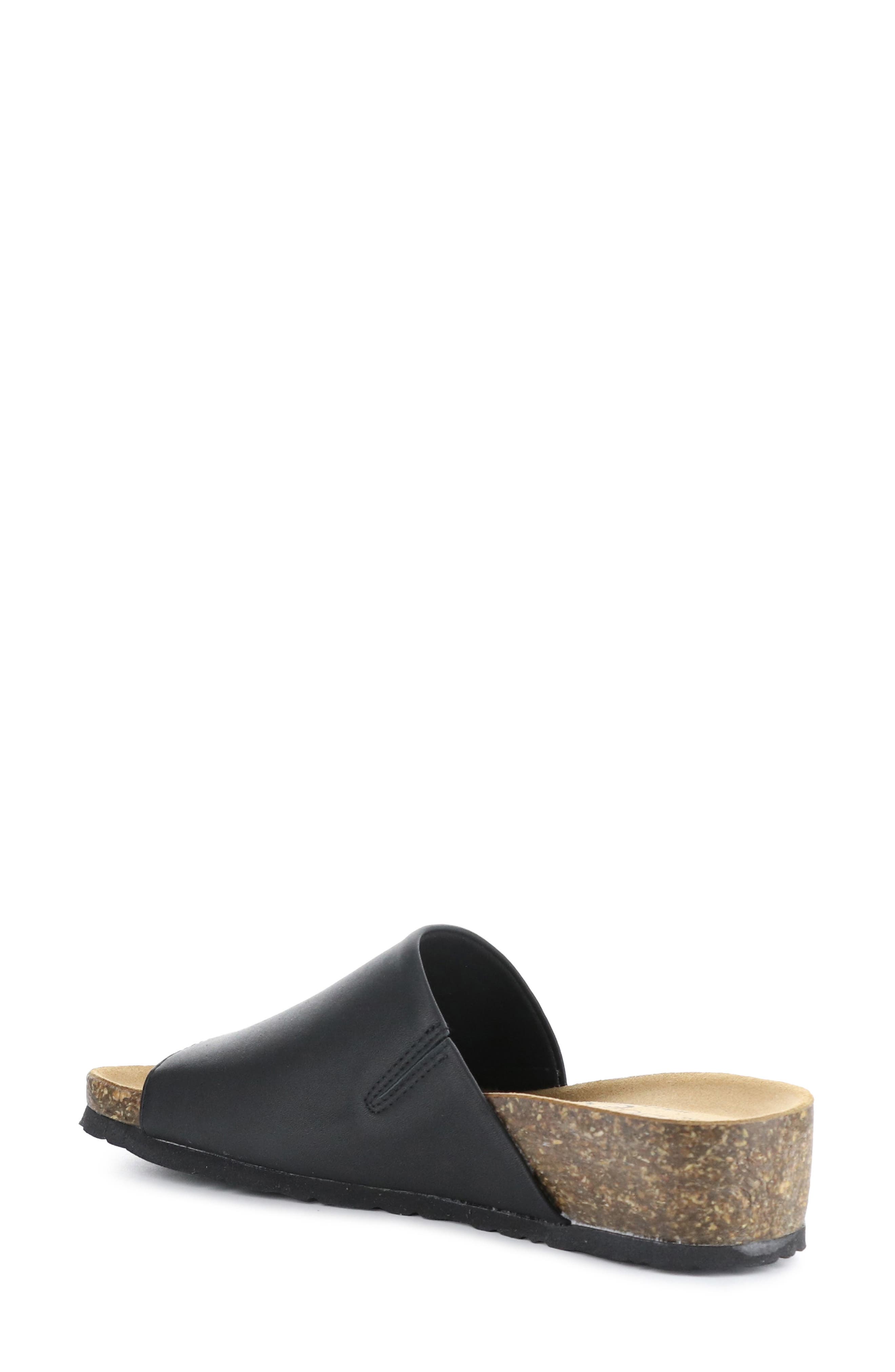 Bos. & Co. Lux Slide Sandal, Alternate, color, Black