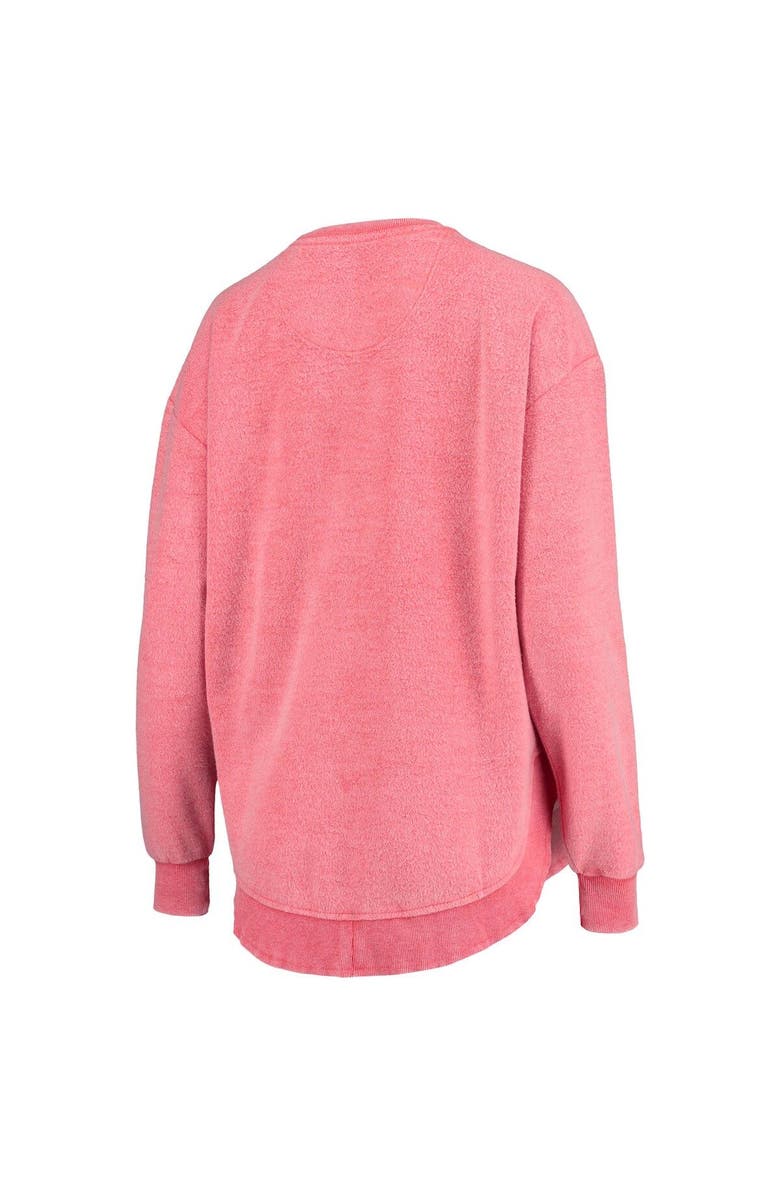 PRESSBOX Women's Pressbox Scarlet Nebraska Huskers Ponchoville Pullover Sweatshirt, Alternate, color, 