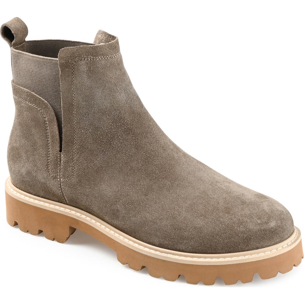 Journee Collection Journee Signature Bristol Chelsea Boot In Taupe