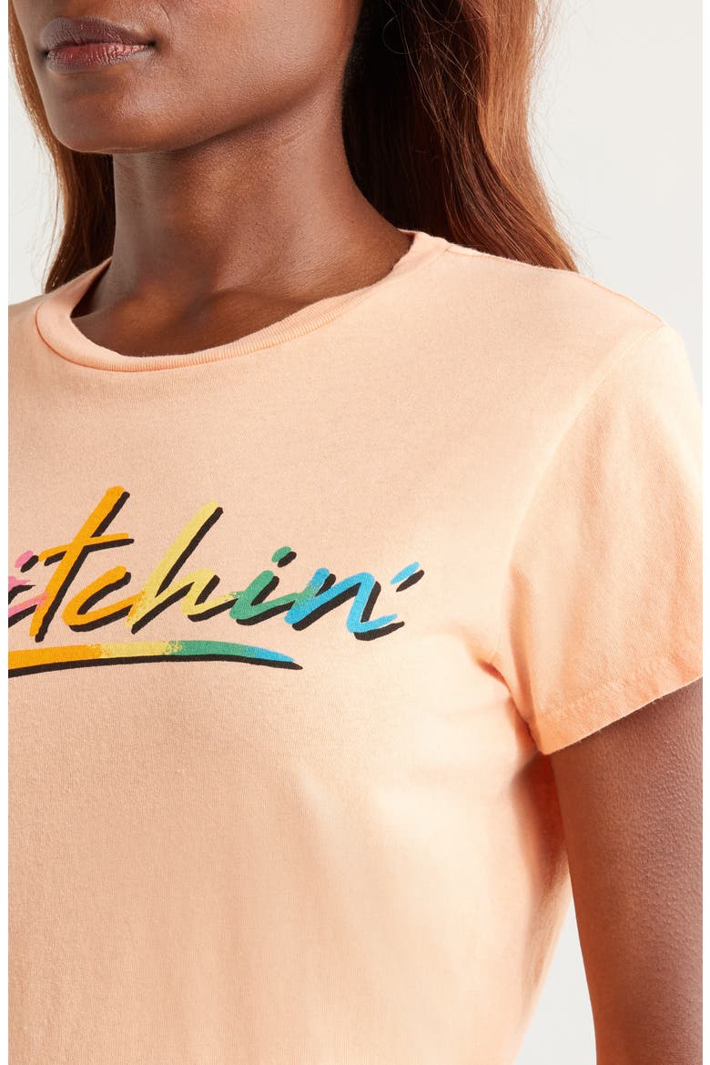 The Lil Goodie Goodie Graphic Tee, Alternate, color, PEACH COBBLER- BITCHN