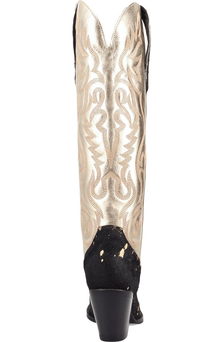 Dingo Take No Bull Knee High Western Boot, Alternate, color, Black