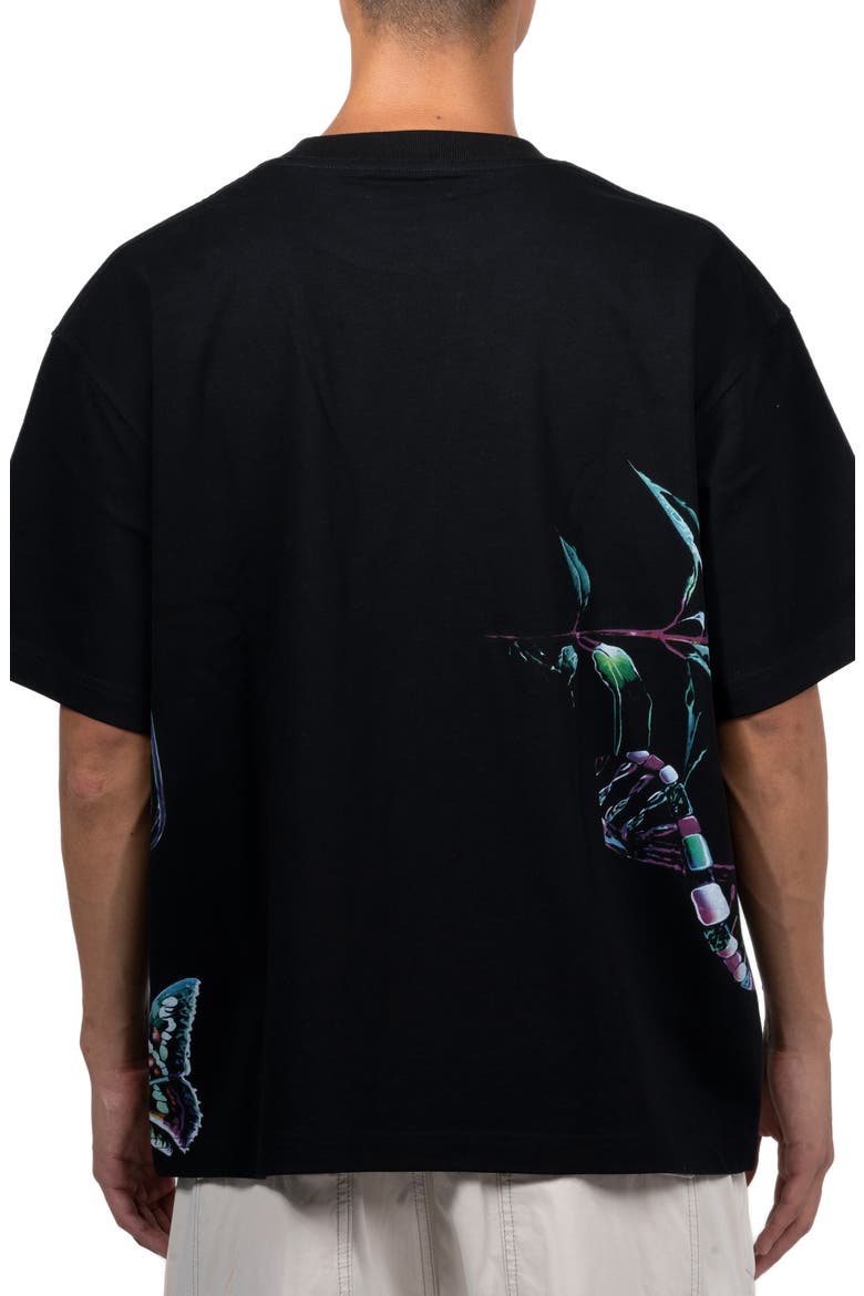 Jellyfish Logo Embroidered Graphic T-Shirt (Nordstrom Exclusive), Alternate, color, BLACK
