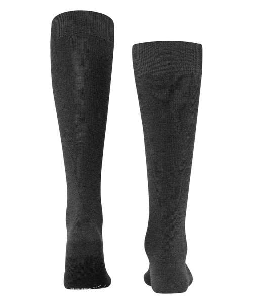 Falke Energizing Wool Compression Knee High Socks In Gray
