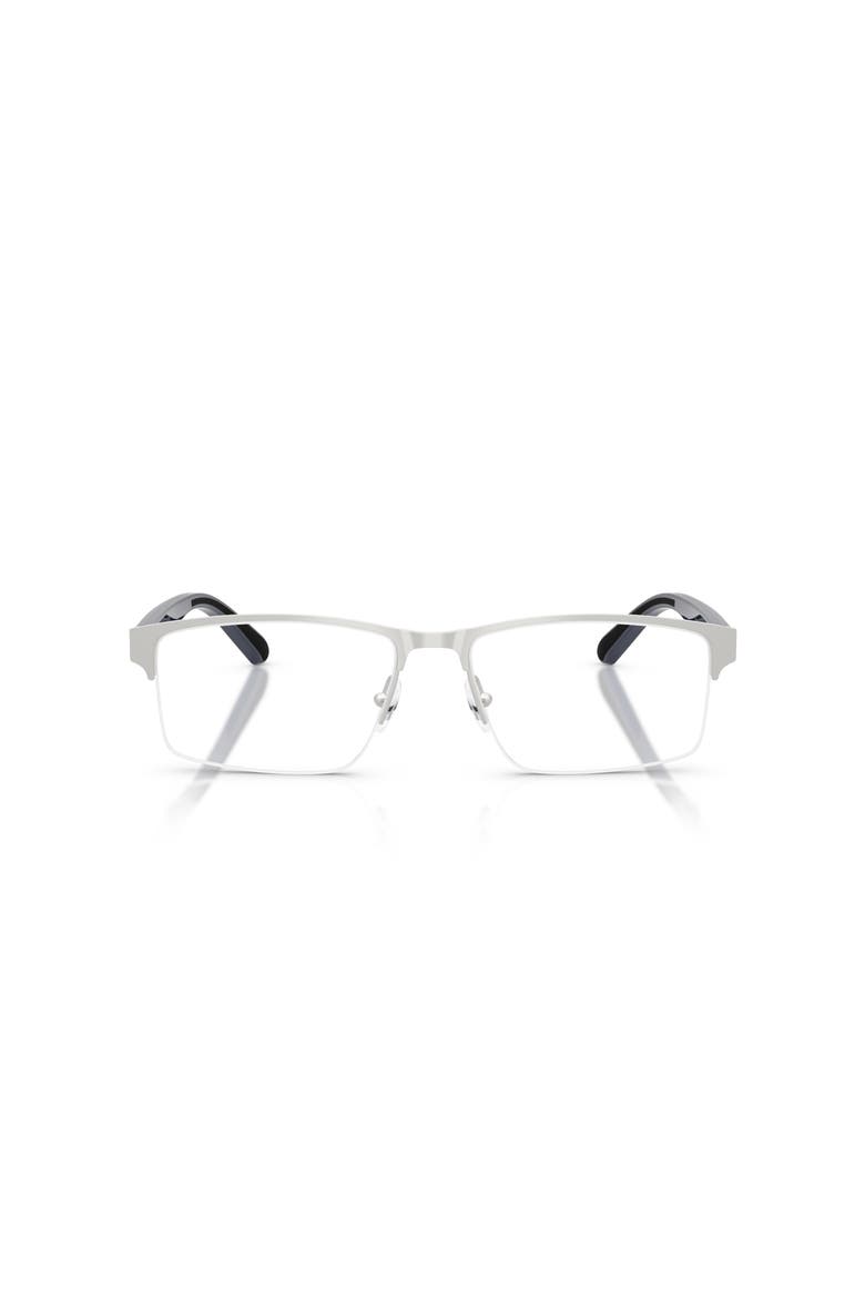 58mm Rectangle optical glasses, Alternate, color, Grey