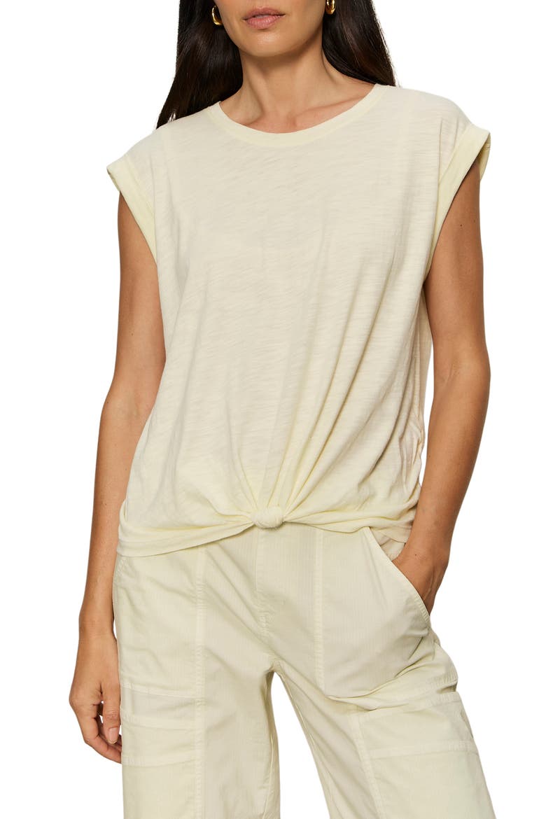 Knotted Muscle Tee, Alternate, color, LEMON DROP YELLOW