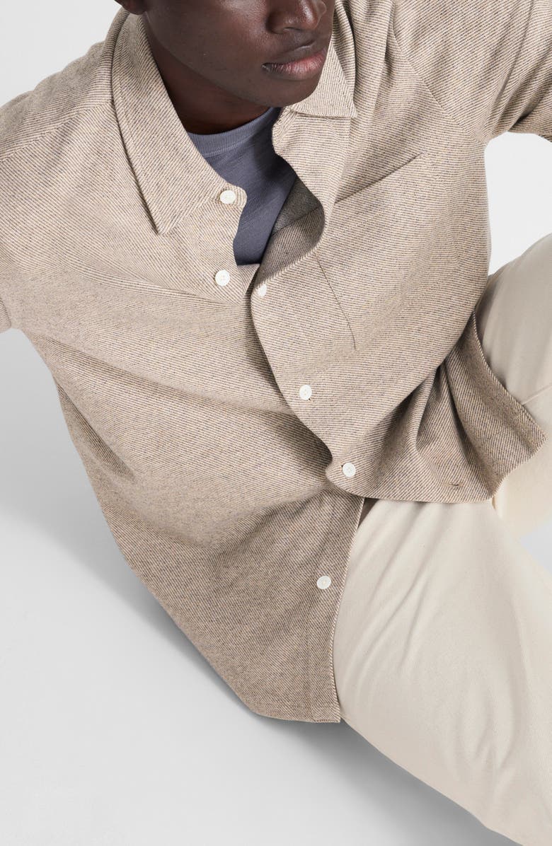 Madewell The Devoe Button-Up Shirt, Alternate, color, Twill Fatigue Khaki