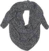 Johnstons of Elgin Keill Marled Cashmere Triangle Scarf