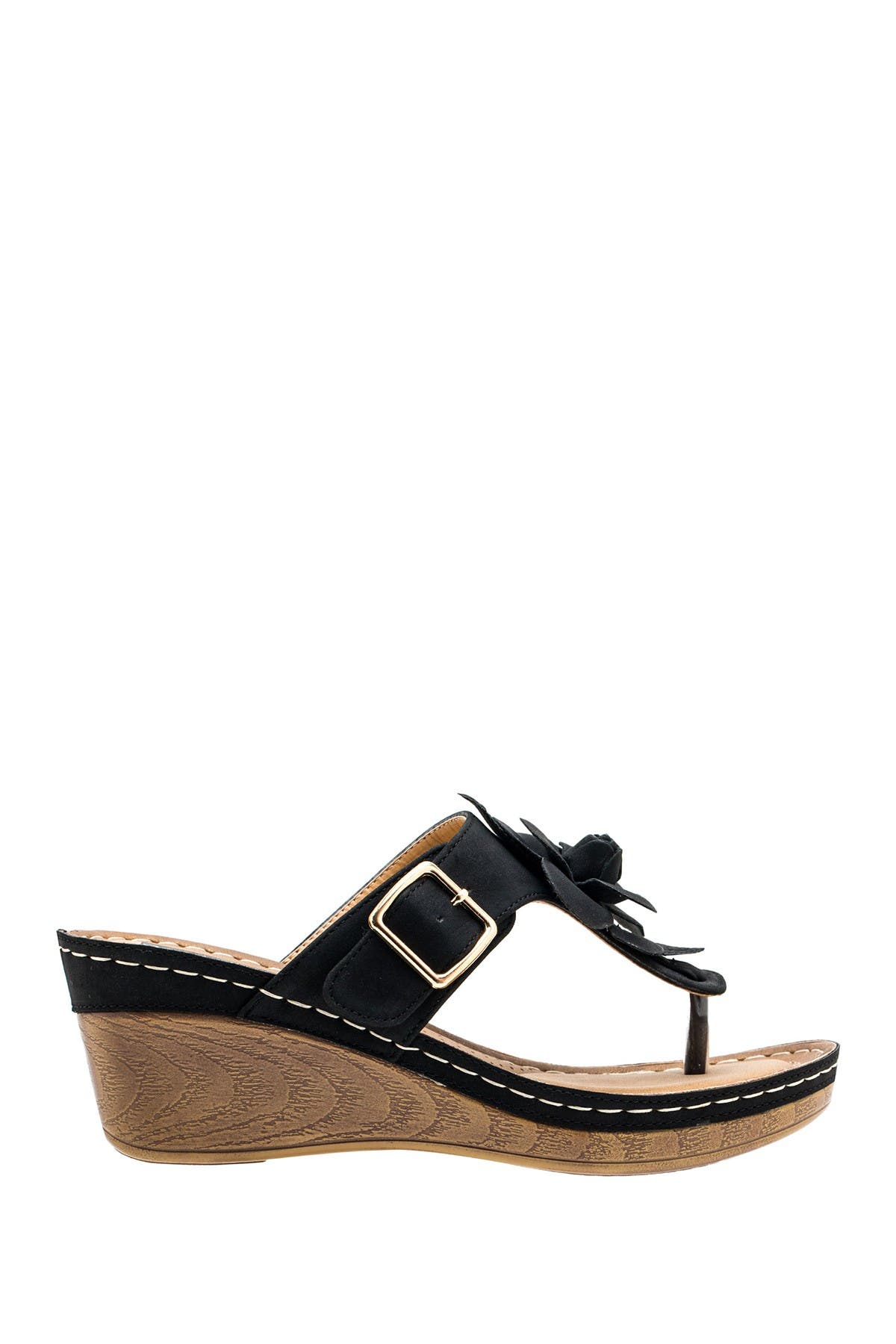 GC SHOES Flora Sandal, Alternate, color, Black