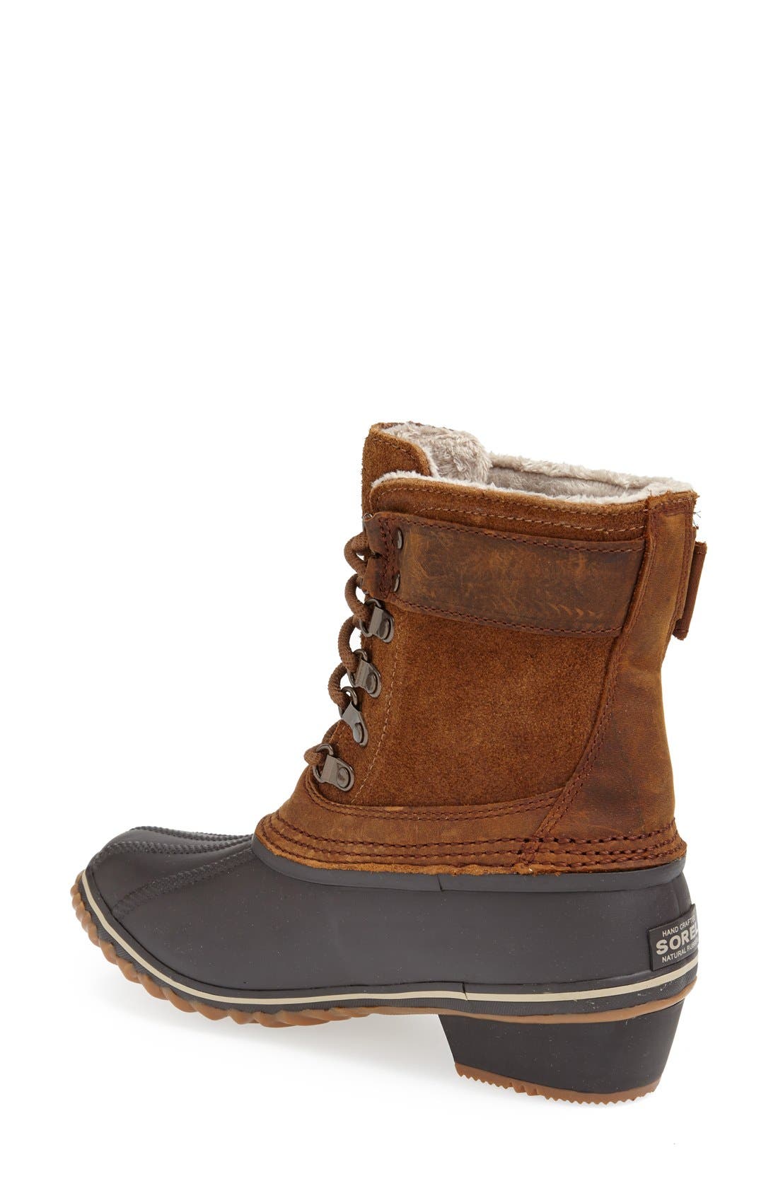 'Winter Fancy II' Waterproof Lace-Up Boot, Alternate, color, ELK