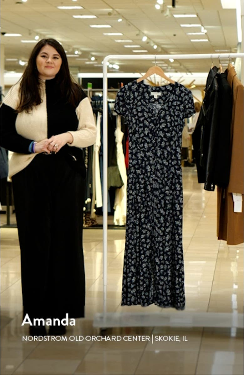 Floral Woven Maxi Dress, sales video thumbnail