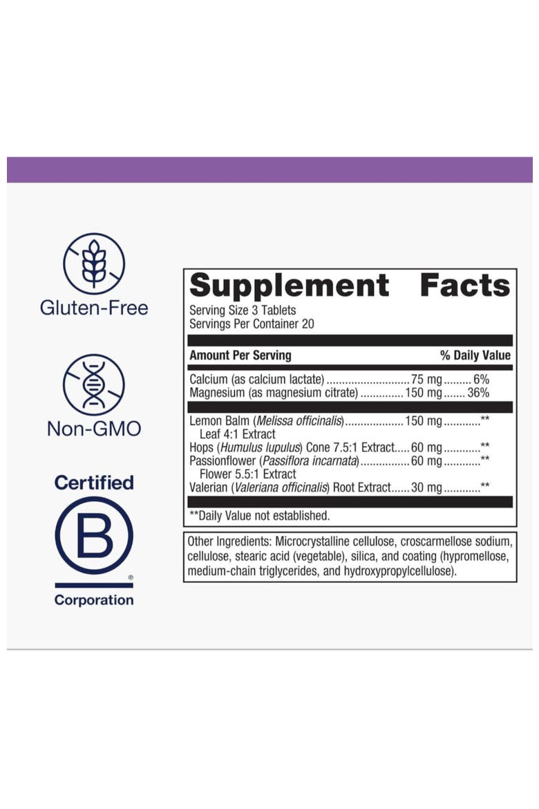 MyoCalm Plus Muscle Relaxation Stress Support Supplement 60 Tablets, Alternate, color, None