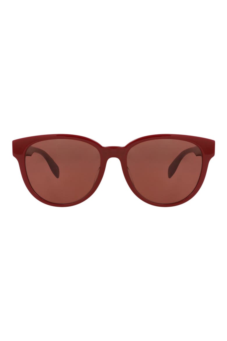 Core Round Sunglasses, Main, color, RED RED RED