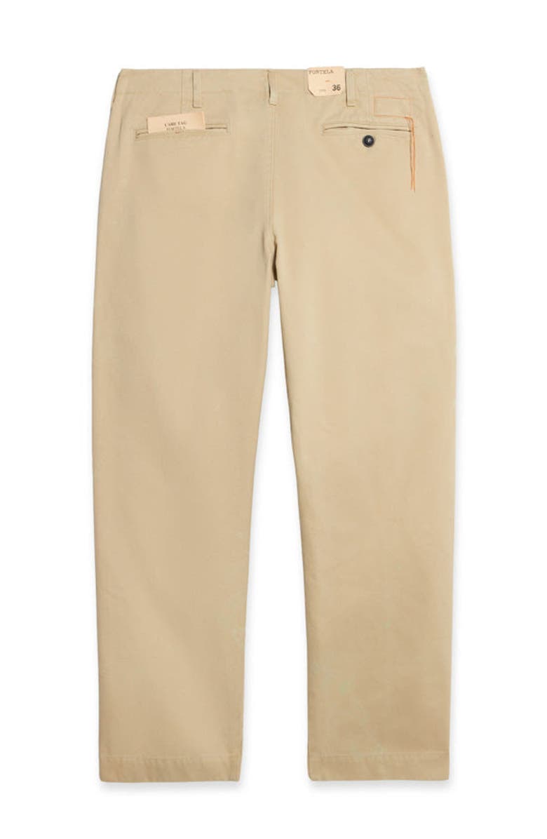 Fortela Wallace Heavy Cotton Canvas Trousers, Alternate, color, Natural