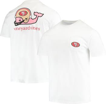 vineyard vines Men s Vineyard Vines White San Francisco 49ers Big Tall Helmet T Shirt Nordstrom