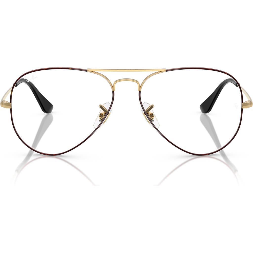 Ray Ban Ray-ban 6489 58mm Optical Glasses In Black